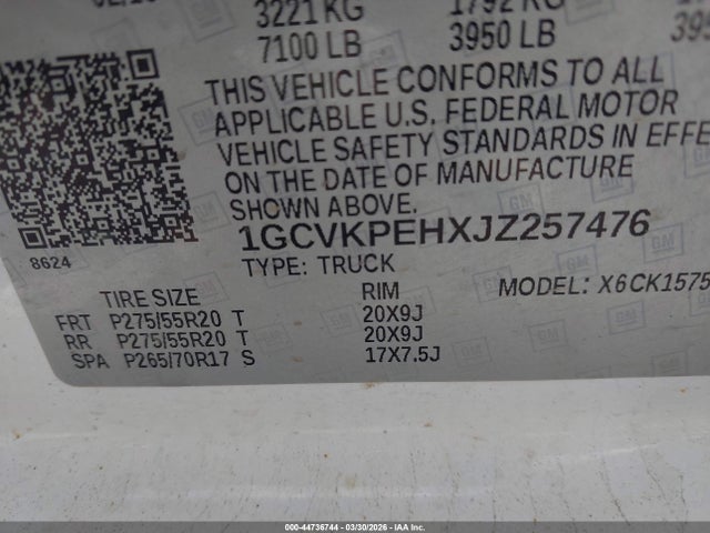 CHEVROLET SILVERADO 1500 CUSTOM - 9