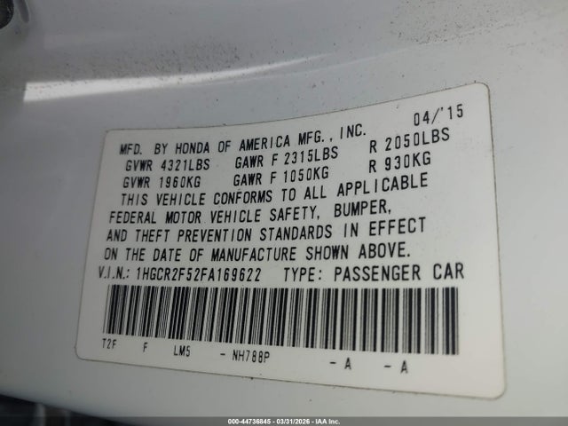 HONDA ACCORD SPORT - 9