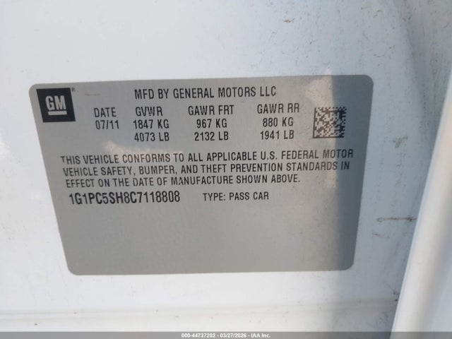 CHEVROLET CRUZE LS - 9