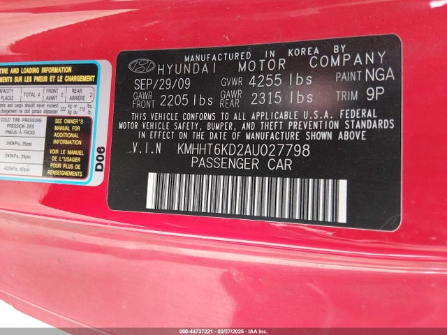 HYUNDAI GENESIS 2.0T PREMIUM - 9