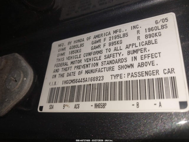 HONDA ACCORD 2.4 LX - 9