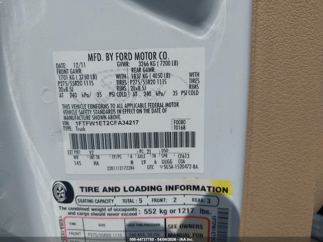 FORD F-150 LARIAT - 9
