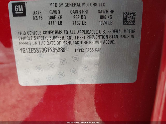 CHEVROLET MALIBU 1LT - 9