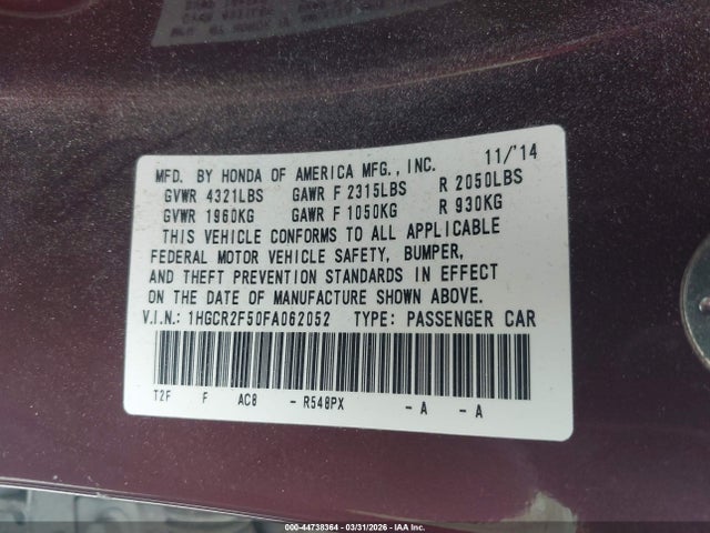 HONDA ACCORD SPORT - 9