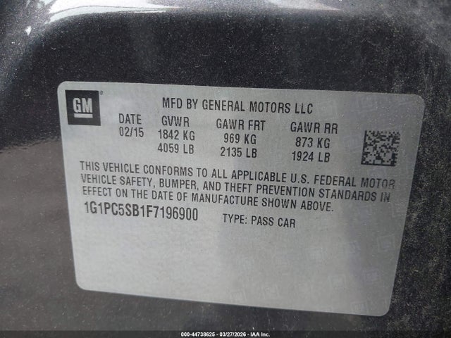 CHEVROLET CRUZE 1LT AUTO - 9