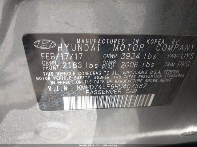 HYUNDAI ELANTRA SE - 9
