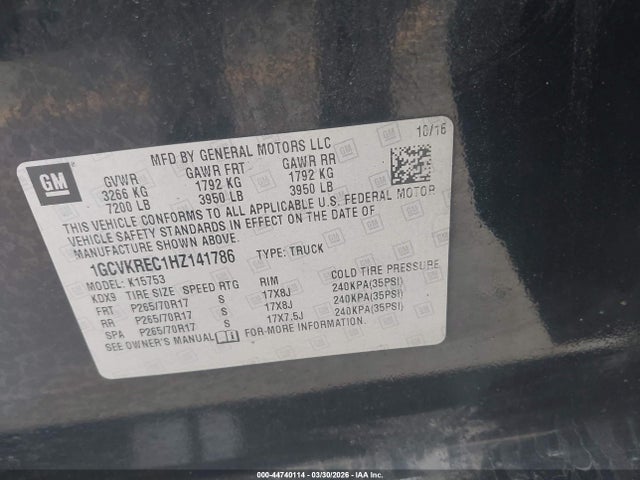 CHEVROLET SILVERADO 1500 1LT - 9