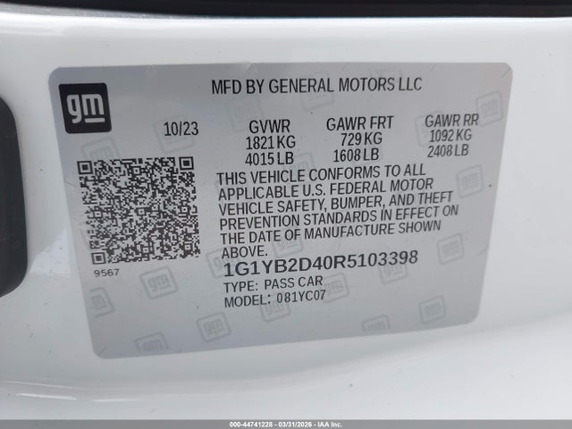 CHEVROLET CORVETTE - 9