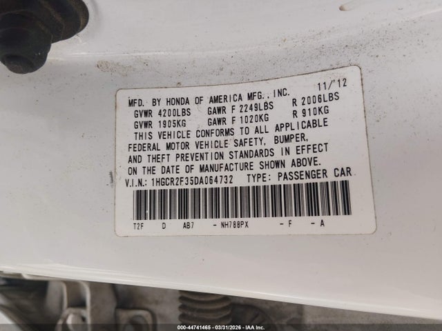 HONDA ACCORD LX - 9