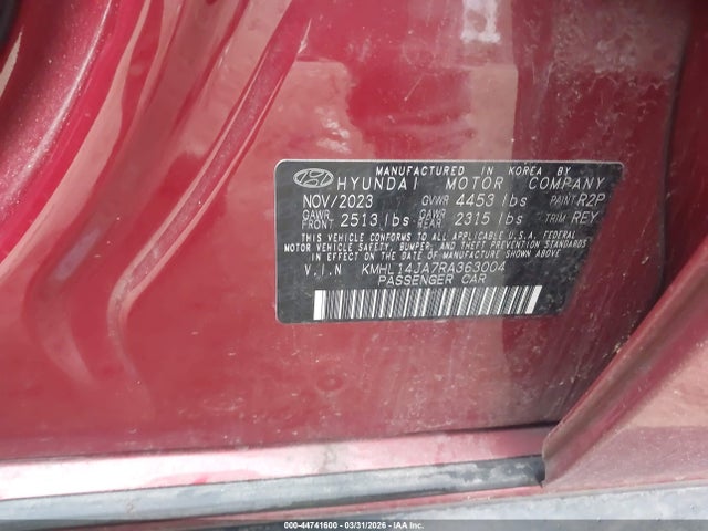 HYUNDAI SONATA SEL - 9