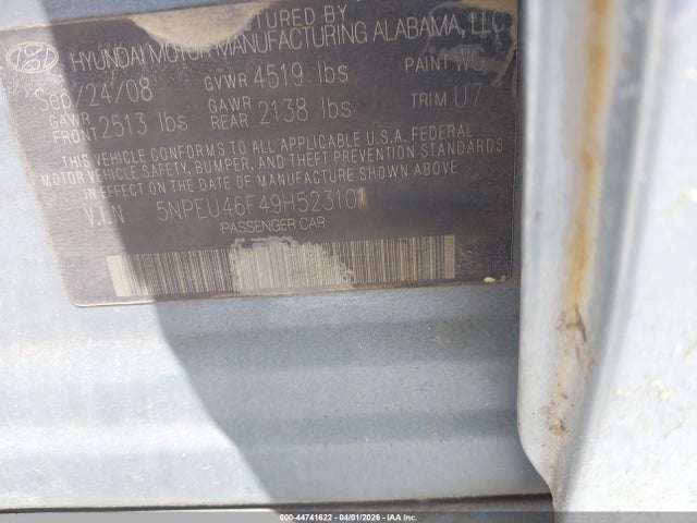 HYUNDAI SONATA LIMITED V6 - 9