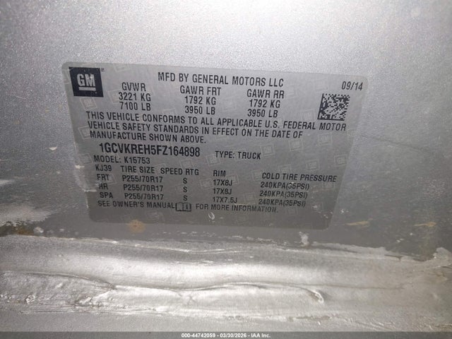 CHEVROLET SILVERADO 1500 1LT - 9