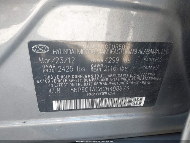 HYUNDAI SONATA SE - 9