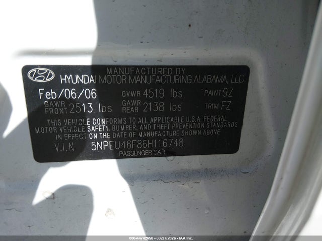 HYUNDAI SONATA GLS V6/LX V6 - 9