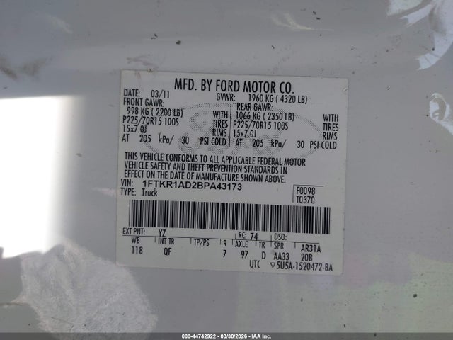 FORD RANGER XL - 9