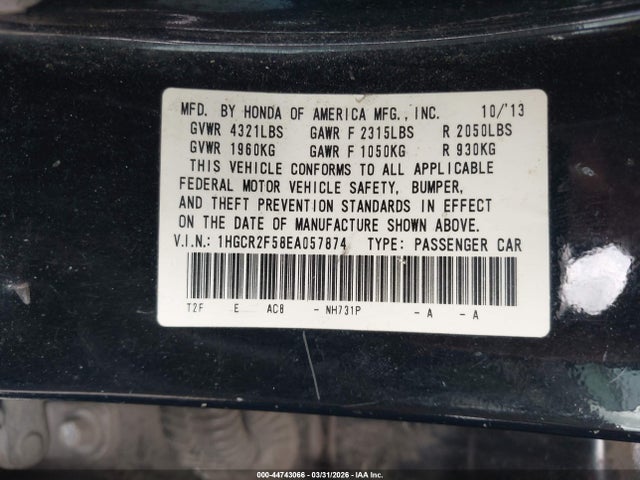 HONDA ACCORD SPORT - 9