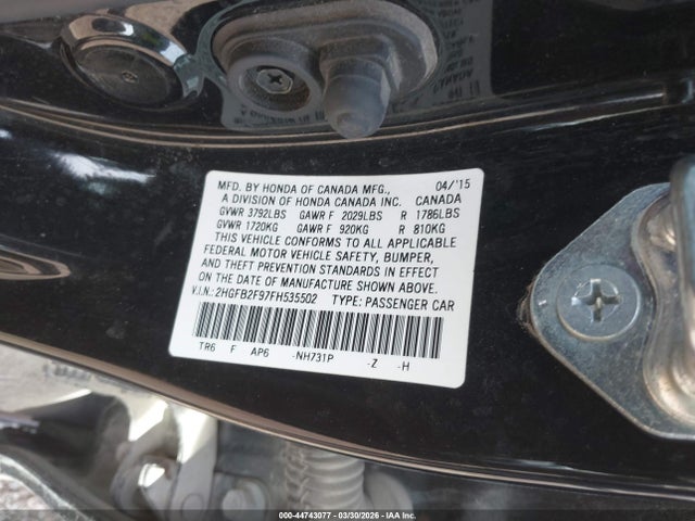 HONDA CIVIC EX-L - 9