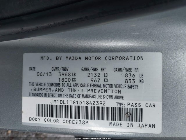 2013 Mazda MAZDA3 I SV photo 9