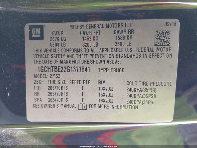 CHEVROLET COLORADO - 9