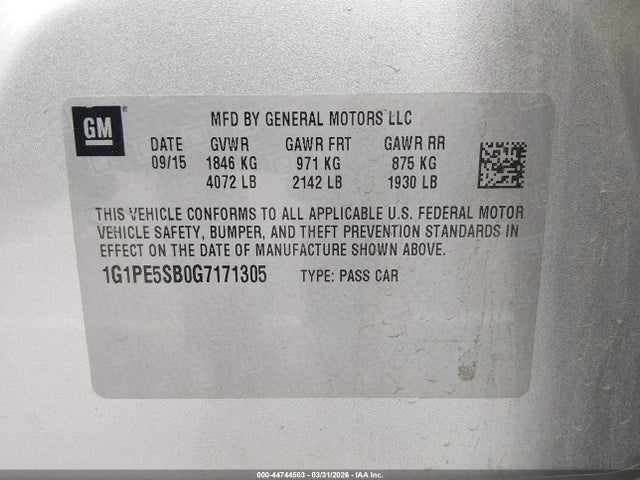 CHEVROLET CRUZE LIMITED 1LT AUTO - 9