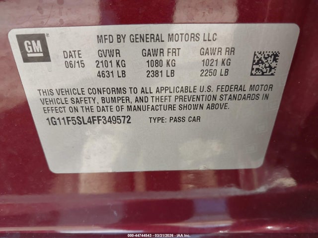 CHEVROLET MALIBU 1LZ - 9