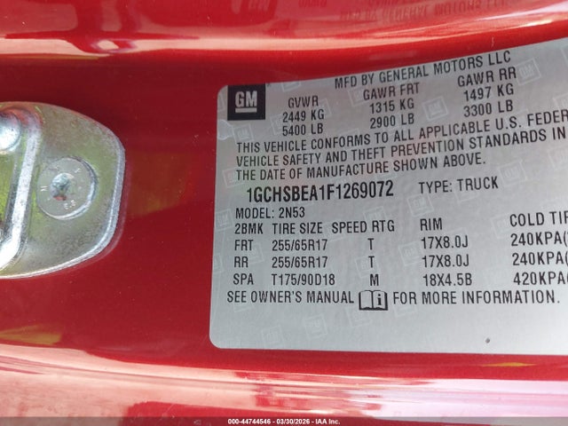 CHEVROLET COLORADO LT - 9