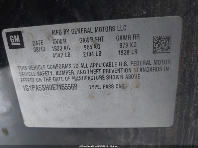 CHEVROLET CRUZE LS AUTO - 9