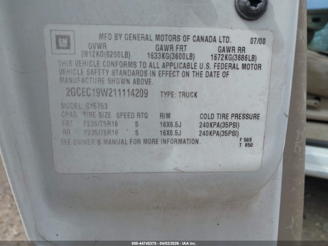 CHEVROLET SILVERADO 1500 - 9