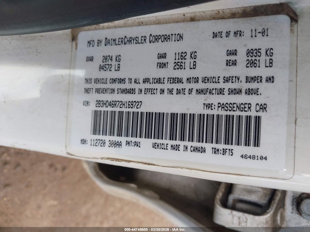 DODGE INTREPID SE - 9