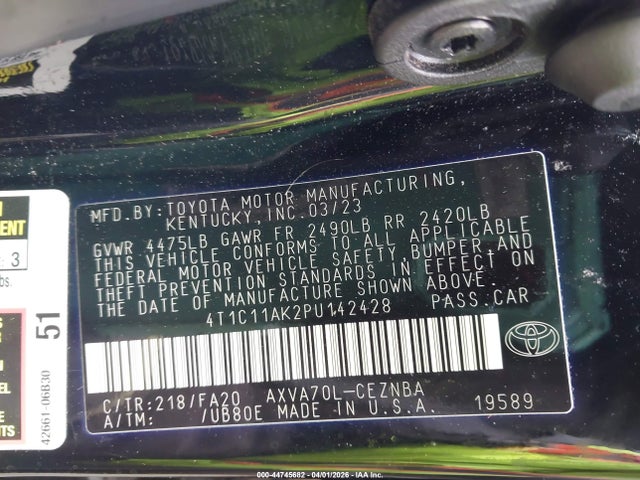 2023 Toyota CAMRY LE — фото 9