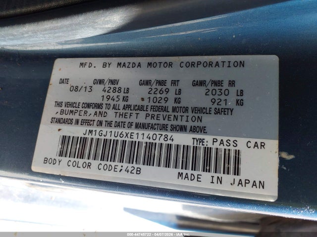 2014 Mazda MAZDA6 I SPORT 照片 9