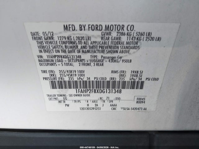 FORD TAURUS LIMITED - 9