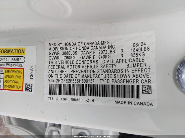 HONDA CIVIC SPORT - 9