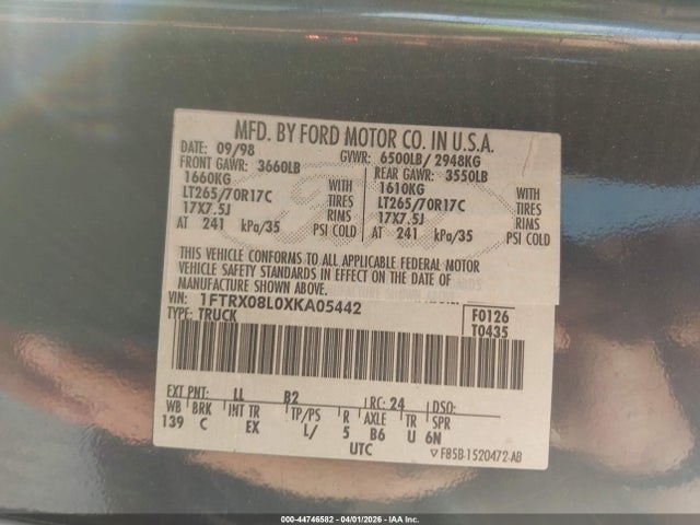 FORD F-150 LARIAT/XL/XLT - 9