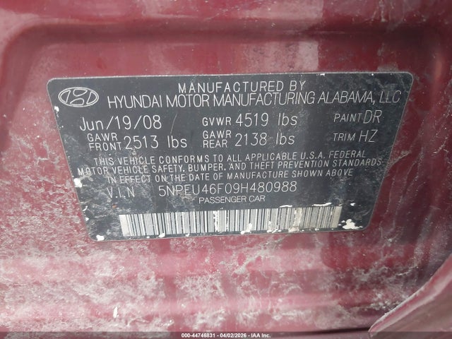 HYUNDAI SONATA SE V6 - 9