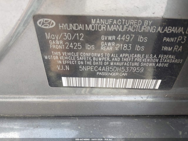 HYUNDAI SONATA SE 2.0T - 9