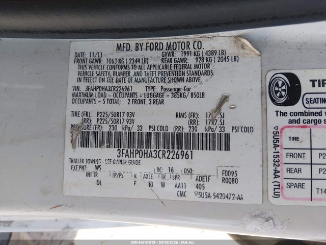 FORD FUSION SE - 9