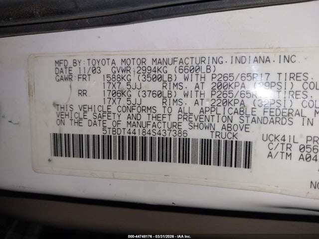 TOYOTA TUNDRA - 9