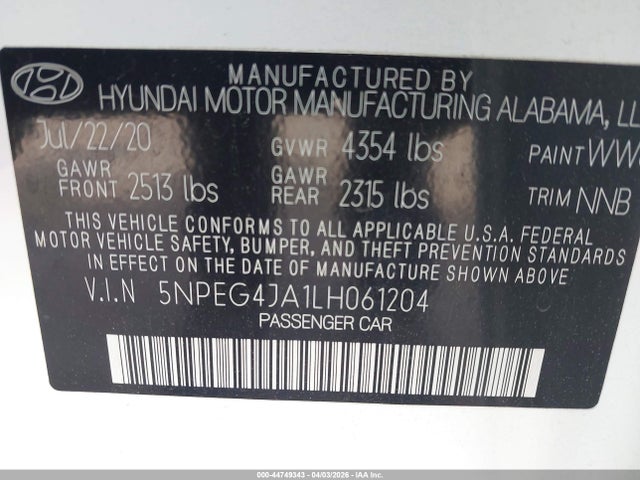 HYUNDAI SONATA SE - 9