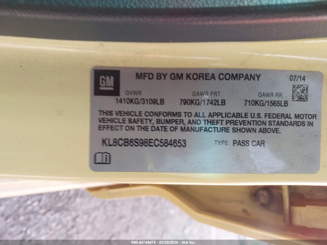 CHEVROLET SPARK LS AUTO - 9