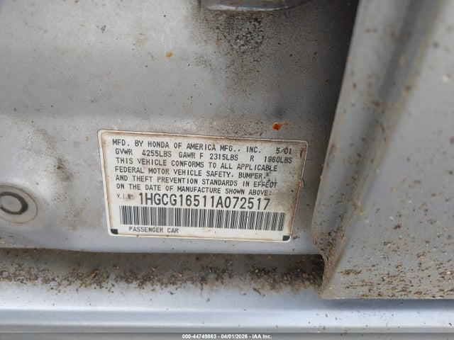 HONDA ACCORD 3.0 EX - 9