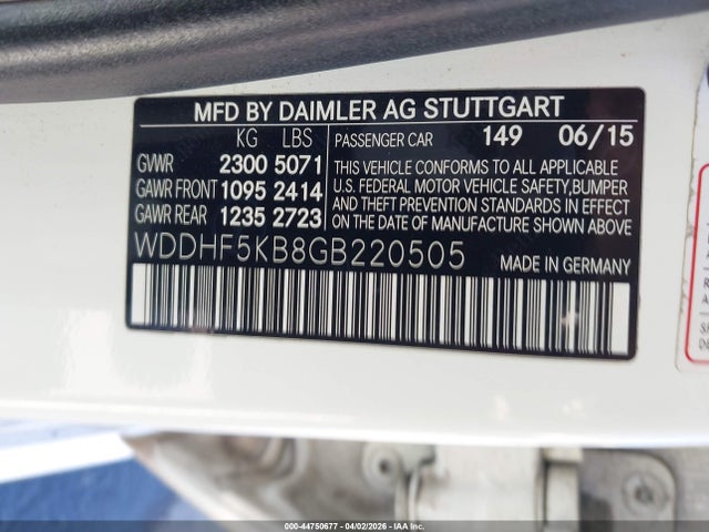 MERCEDES-BENZ E-CLASS - 9