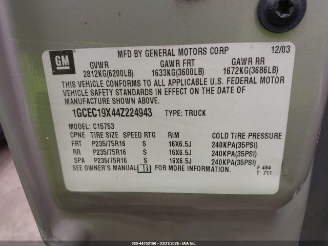 CHEVROLET SILVERADO 1500 WORK TRUCK - 9