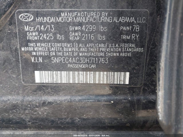 HYUNDAI SONATA SE - 9