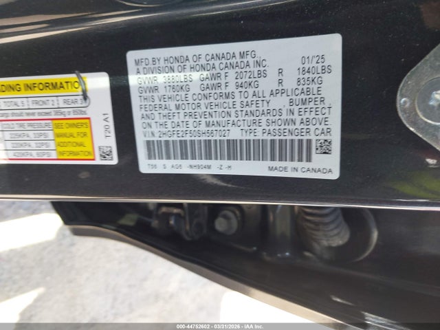 HONDA CIVIC SPORT - 9