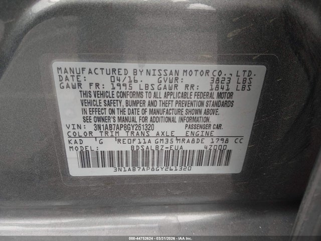 صورة 9 لـ 2016 Nissan SENTRA