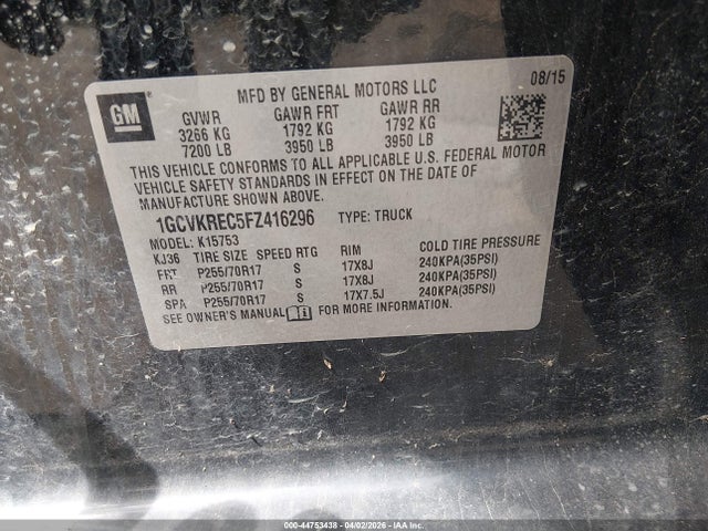 CHEVROLET SILVERADO 1500 1LT - 9