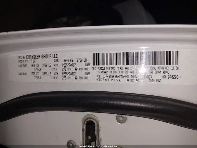 DODGE RAM 1500 ST - 9