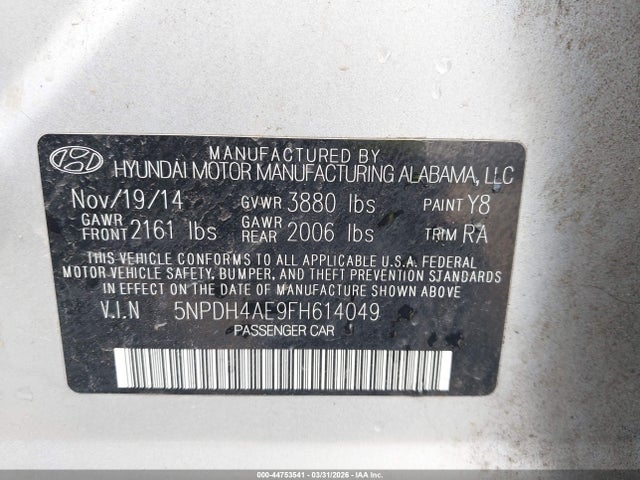 HYUNDAI ELANTRA SE - 9