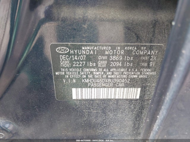 HYUNDAI ELANTRA GLS/SE - 9